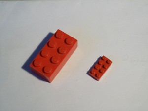 Comparaison nanoblock Lego