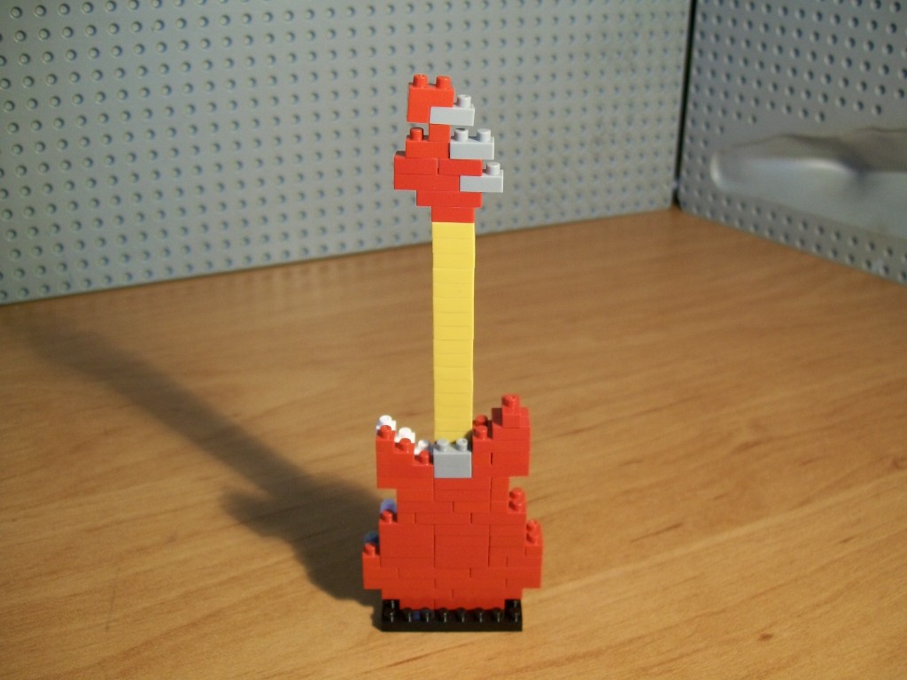 nanoblock guitare arrière