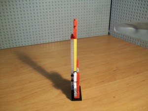 Nanoblock guitare tranche