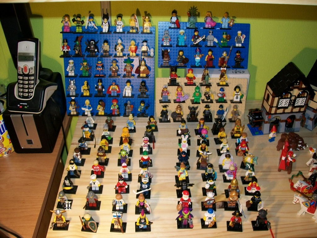 Minifigs série 1à 8