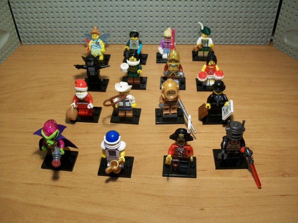 Minifigs série 8 16 figs