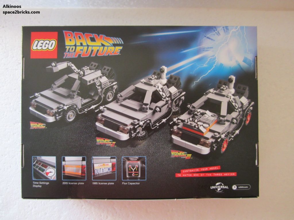 La DeLorean de Retour vers le Futur en Lego Technic